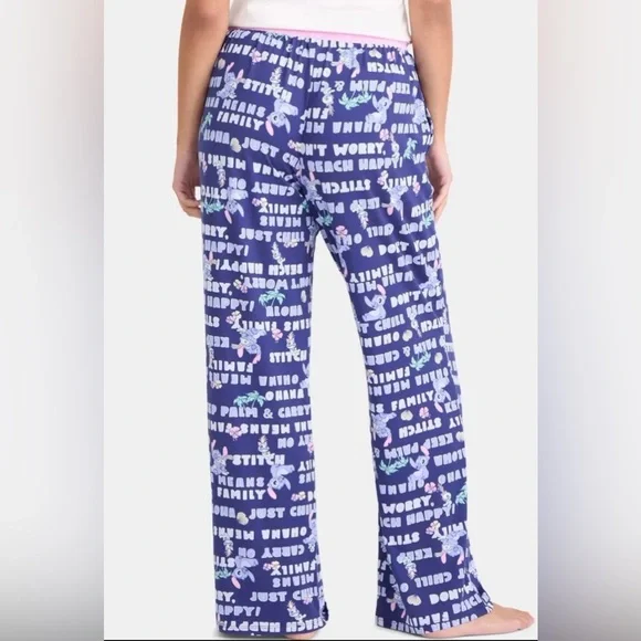 Disney Stitch Navy and Pink  super soft sleepwear  two side pockets.3X(22W-24W) - Picture 3 of 7